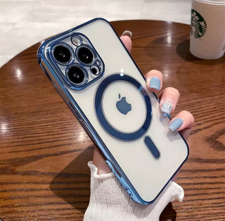 Premium Softshell Plating Straight Edges Coloured MagSafe Phone Case- for Apple iPhone 14 Series - Super Savings Technologies Co.,LTD Premium Softshell Plating Straight Edges Coloured MagSafe Phone Case- for Apple iPhone 14 Series - Super Savings Technologies Co.,LTD